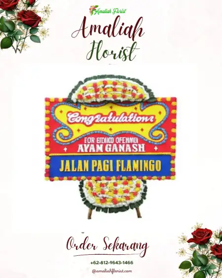 Sewa Papan Bunga Bungaya